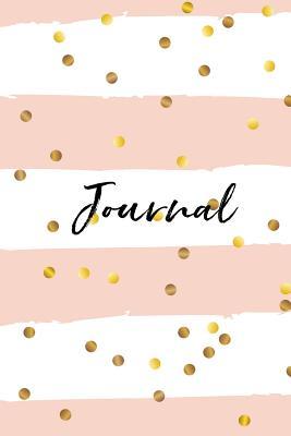 Full Download Journal: Minimalist Gold Polka Dots and Stripes Personal 120 Page Blank Paged Journal - Angie Mae | ePub
