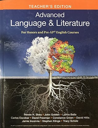 Full Download Advanced Language & Literature- Teacher's Edition - Renee H. Shea | PDF