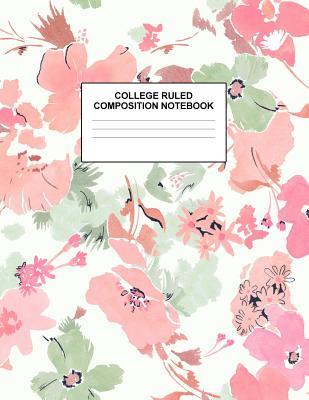 Read College Ruled Composition Notebook: Cute Blank Lined Journal to Write In with White Paper Rule Pages for School Subject and Writing Pad: Design Code A4 3570 - Nifty Prints | PDF