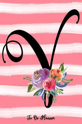 Read Monogram V Notebook: Coral Pink Floral Watercolor 6x9 To Do Planner, 120 Page Checklist Personalized Journal For Women, Letter Initial Diary For Girls -  | PDF