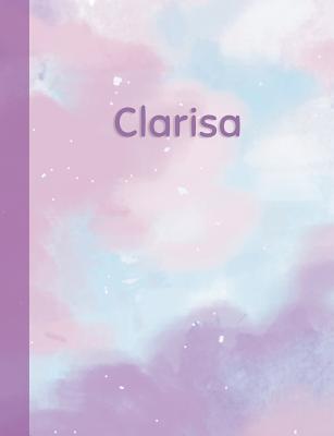 Read Clarisa: Personalized Composition Notebook - College Ruled (Lined) Exercise Book for School Notes, Assignments, Homework, Essay Writing. Pink Blue Purple Cover Art - Cloud Marble with Name -  | PDF